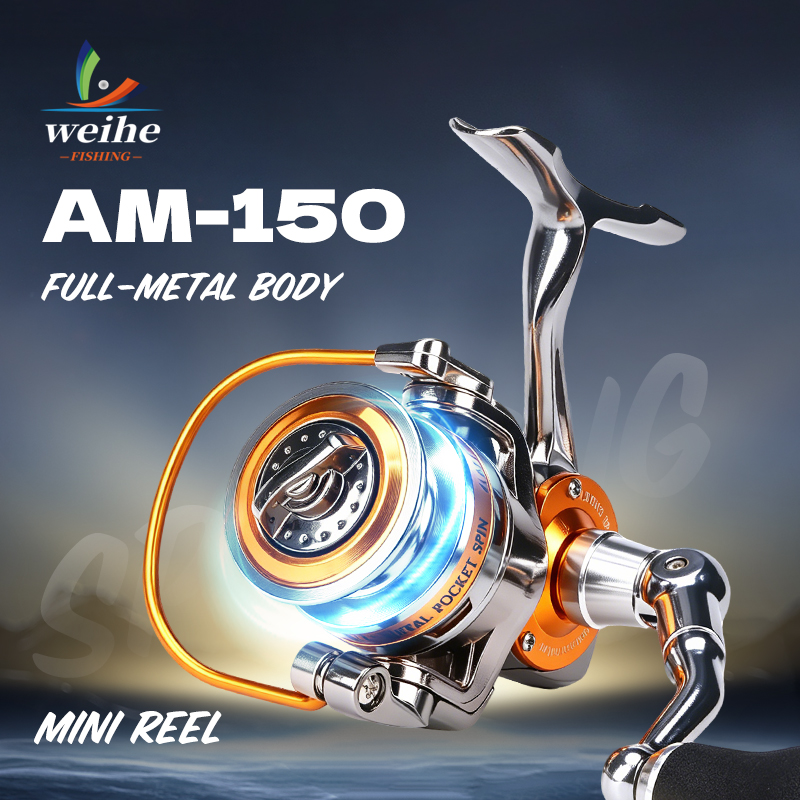 WEIHE 150#Mini Metal Spinning  - огляд і ціна Ice Fishing Reel