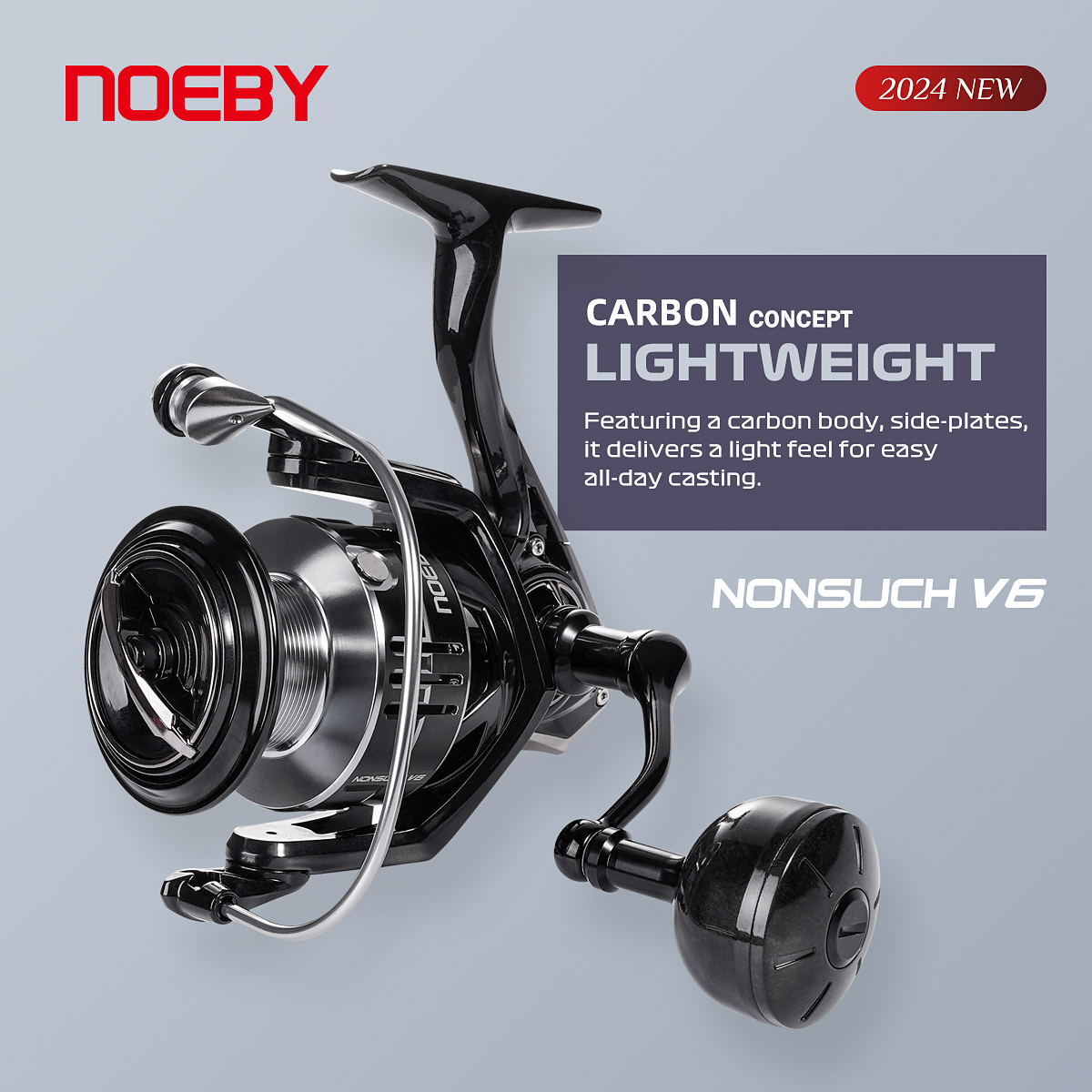 Noeby Carbon Spinning Fishing  - огляд і ціна Surf Reel