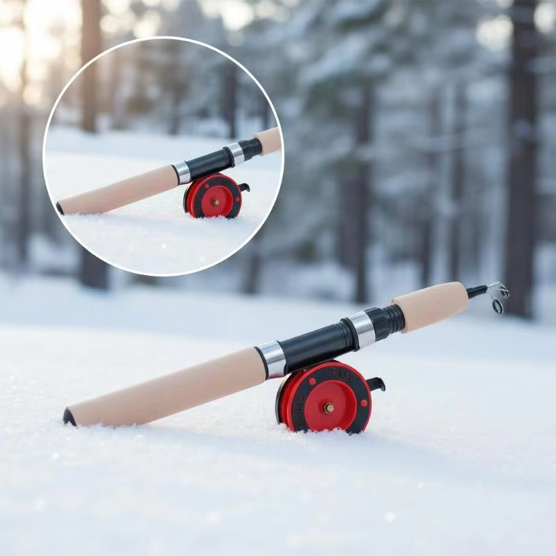 QAJTAO Ice fishing rod 55cm/75 - огляд і ціна Ice Fishing Reel