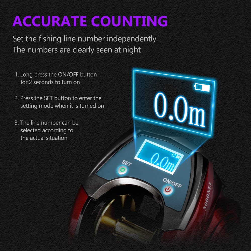 6+1BB Digital Display Electric - огляд і ціна Electric Reel